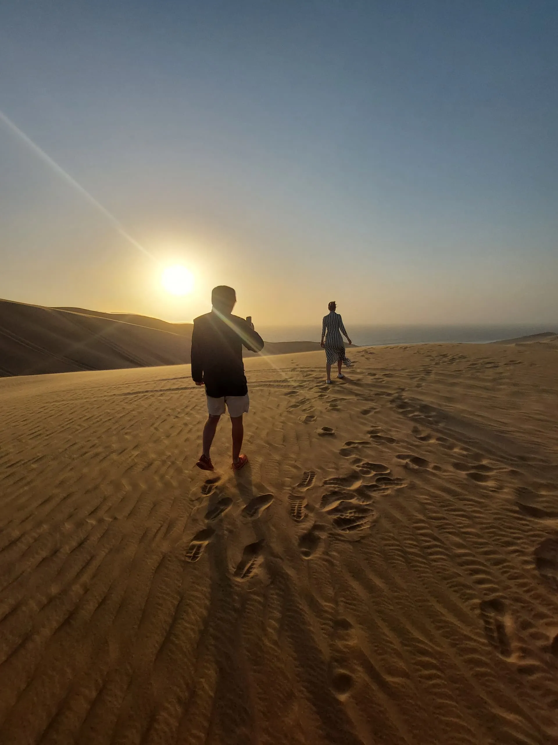 Off-road driving experience on shifting sands at Sandwich Harbour guided tour