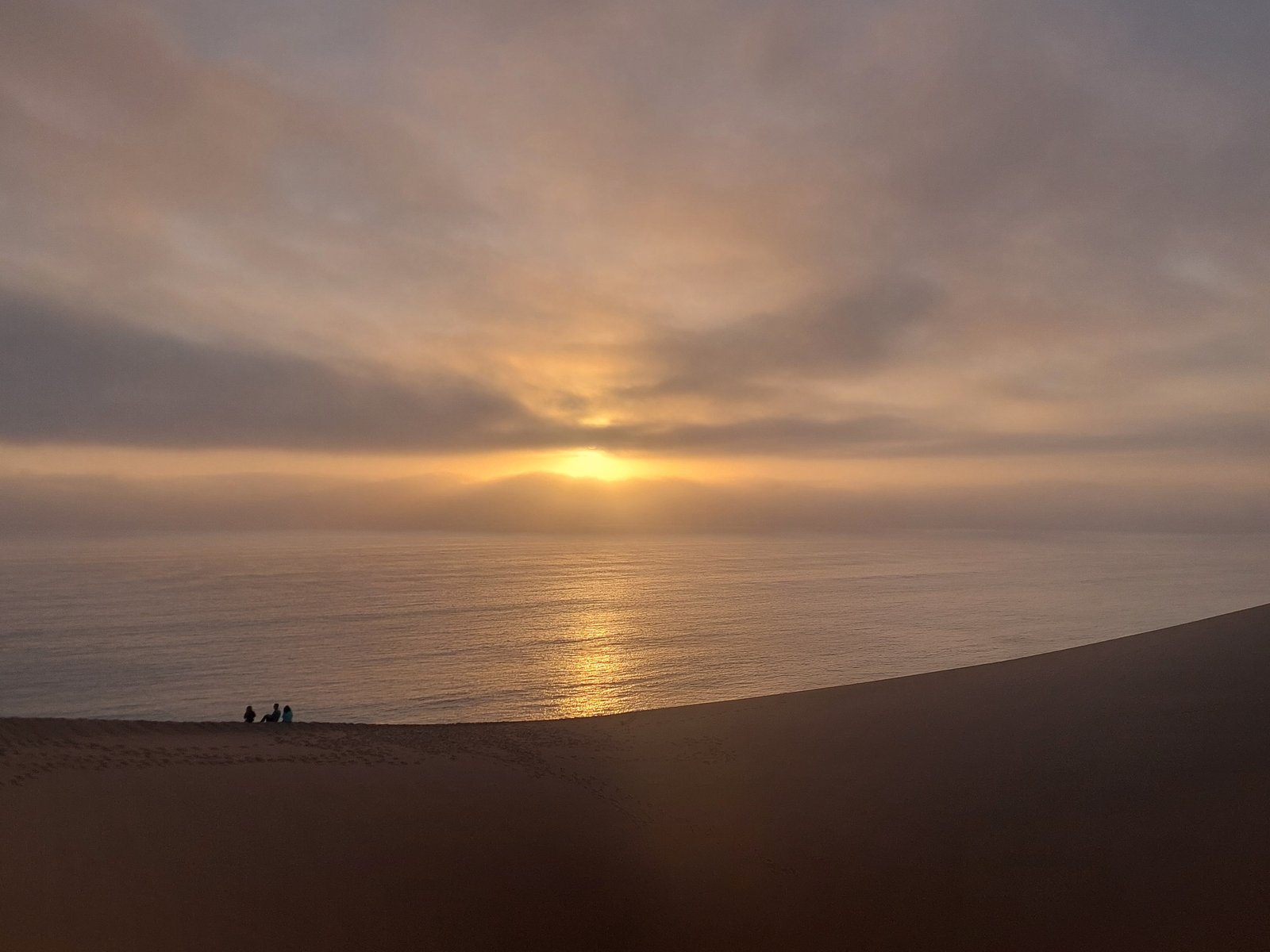 Off-roading through soft sand dunes at Sandwich Harbour, Namibia